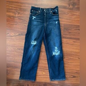 Levi’s Ribcage Straight Ankle Jeans